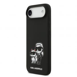 Juodas dėklas telefonui Apple iPhone Air "Karl Lagerfeld Liquid Silicone K&CH Sketch MagSafe"