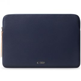 Tamsiai mėlynas dėklas kompiuteriui Laptop 13-14 "TECH-PROTECT FLEECE"