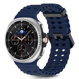 Tamsiai mėlyna apyrankė Samsung Galaxy Watch 8 / Classic (40 / 44 / 46 MM) "Tech-Protect Iconband Pro"