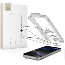 Juodas apsauginis stiklas telefonui Apple Iphone 17 Pro " Tech-Protect Quick Set +2-Pack"