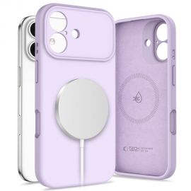 Mauve dėklas Apple Iphone 17 "Tech-Protect Liquid Silicone Magsafe"