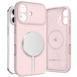 Rausvas dėklas Apple Iphone 17 "Tech-Protect Liquid Silicone Magsafe"