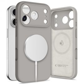 Akmens spalvos dėklas Apple Iphone 17 Pro "Tech-Protect Liquid Silicone Magsafe"