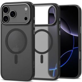 Juodas-pilkas dėklas telefonui Apple Iphone 17 Pro "Tech-Protect Tp Camedge Magsafe"