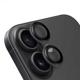 Juodas apsauginis stiklas galiniai kamerai Apple iPhone 17 "OBAL:ME Lens Protector"