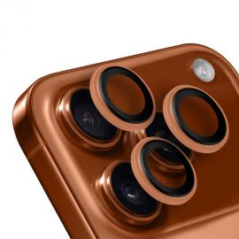 Oranžinis apsauginis stiklas galiniai kamerai Apple iPhone 17 Pro / 17 Pro Max "OBAL:ME Lens Protector"