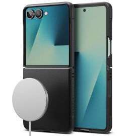 Juodas dėklas Samsung Galaxy Z Flip 7 "Ringke Onyx Magnetic Magsafe"
