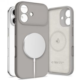 Pilkas dėklas Apple Iphone 17 "Tech-Protect Liquid Silicone Magsafe"