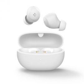 Baltos belaidės ausinės "SPIGEN SA2401 ANC PRO IN-EAR EARPHONE"