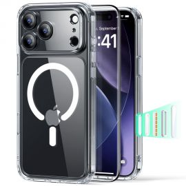 Skaidrus dėklas su apsauginiu stiklu Apple Iphone 17 Pro "Esr Classic Hybrid Magsafe"
