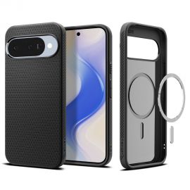 Juodas dėklas Google Pixel 10 / 10 Pro "Spigen Liquid Air Mag Magsafe"