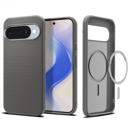 Pilkas dėklas Google Pixel 10 / 10 Pro "Spigen Liquid Air Mag Magsafe"
