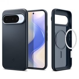 Metalo spalvos dėklas Google Pixel 10 / 10 Pro "Spigen Thin Fit Mag Magsafe"