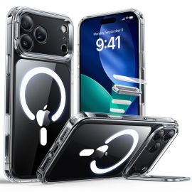 Skaidrus dėklas Apple Iphone 17 Pro Max "ESR CLASSIC HYBRID KICKSTAND MAGSAFE"