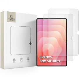 Skaidrus apsauginis ekrano stikliukas Samsung Galaxy Tab S8 Ultra / S9 Ultra / S10 Ultra / S11 Ultra 14.6 "TECH-PROTECT GLASS FIT+ 2-PACK"