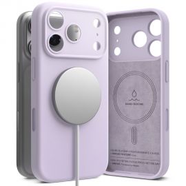 Šviesiai purpurinis dėklas Apple Iphone 17 Pro "Ringke Silicone Magnetic Magsafe"