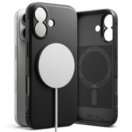 Juodas dėklas Apple Iphone 17 "Ringke Onyx Magnetic Magsafe"