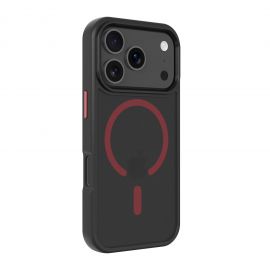 Juodas-raudonas dėklas Apple Iphone 17 Pro "Tactical MagForce Hyperstealth 2.0mm"