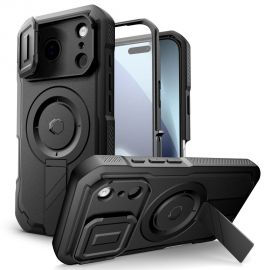 Juodas dėklas Apple Iphone 17 Pro "Tech-Protect Kevlar Magsafe"