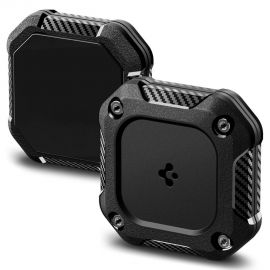 Juodas dėklas Apple Airtag 1 / 2 "Spigen Tough Armor"