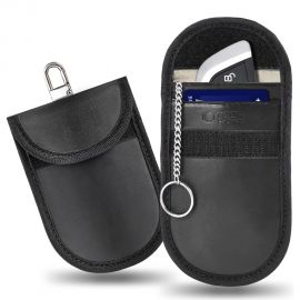 Juodas dėklas signalo blokavimui "TECH-PROTECT KLR100 POUCH KEYLESS RFID SIGNAL BLOCKER"