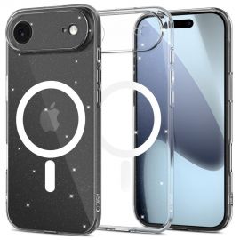 Skaidrus blizgantis dėklas Apple Iphone 17 Air "Tech-Protect FlexAir Hybrid Magsafe"