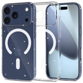 Skaidrus blizgantis dėklas Apple Iphone 17 Pro Max "Tech-Protect FlexAir Hybrid Magsafe"