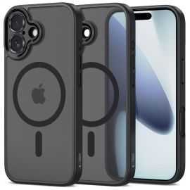 Juodas matinis dėklas Apple Iphone 17 "Tech-Protect Magcam Magsafe"