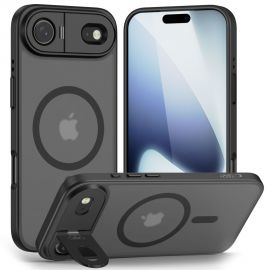 Juodas matinis dėklas Apple Iphone Air "Tech-Protect Magstand Magsafe"