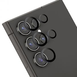 Titano juodas apsauginis stiklas galiniai kamerai Samsung Galaxy S24 Ultra "OBAL:ME Lens Protector"