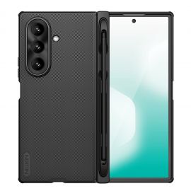 Juodas dėklas Samsung Galaxy Z Fold 7 "Nillkin Super Frosted FOLD Pen Slot Back"