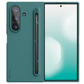 Šviesiai žalias dėklas telefonui Samsung Galaxy Z Fold 7 "Nillkin Flex Pure Fold Pen Slot"