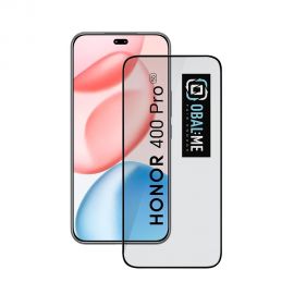 Juodas apsauginis ekrano stikliukas Honor 400 Pro "OBAL:ME 5D Glass Screen Protector"