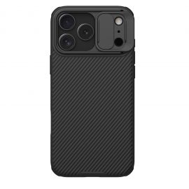 Juodas dėklas Nillkin CamShield PRO Magnetic telefonui Apple iPhone 17 Pro Max
