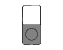 Juodas frost originalus dėklas Samsung Galaxy Z Flip 7 "GP-FPF766PGB Spigen Capella Magnetic "