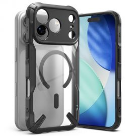 Juodas dėklas Apple Iphone 17 Pro Max "Ringke Fusion X Magnetic Magsafe"