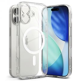 Skaidrus dėklas Apple Iphone 17 "Ringke Fusion Magnetic Magsafe"