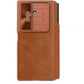 Rudas atverčiamas dėklas Samsung Galaxy Z Fold 7 "Nillkin Qin Book Pro"