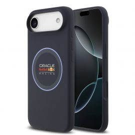 Tamsiai mėlynas dėklas Apple Iphone Air "Red Bull Silicone Blue Ring MagSafe"