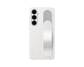 Baltas originalus dėklas EF-GS731CWE Standing Grip Cover telefonui Samsung Galaxy S25 FE