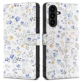 Gėlių atverčiamas dėklas Samsung Galaxy A17 4G / 5G "Tech-Protect Wallet"