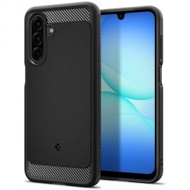 Juodas matinis dėklas Samsung Galaxy A17 4G / 5G "Spigen Rugged Armor"