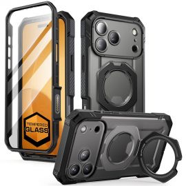 Juodas dėklas Apple Iphone 17 Pro Max "Supcase UB Pro Mag Magsafe"