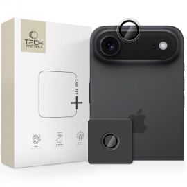 Juodas stiklas galiniai kamerai Apple Iphone Air "Tech-Protect Camring Fit+"