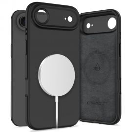 Juodas dėklas Apple Iphone 17 Air "Tech-Protect Silicone Magsafe"