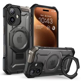 Juodas dėklas Apple Iphone 17 "Supcase UB Grip Mag Magsafe"
