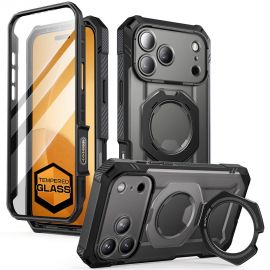 Juodas dėklas Apple Iphone 17 Pro "Supcase UB Grip Pro Mag Magsafe"