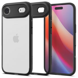 Juodas matinis dėklas Apple Iphone Air "Spigen Ultra Hybrid"