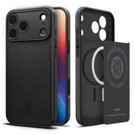 Juodas dėklas Apple Iphone 17 Pro "Spigen Thin Fit Mag Magsafe"