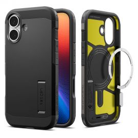 Juodas dėklas Apple Iphone 17 "Spigen Tough Armor T Magsafe"